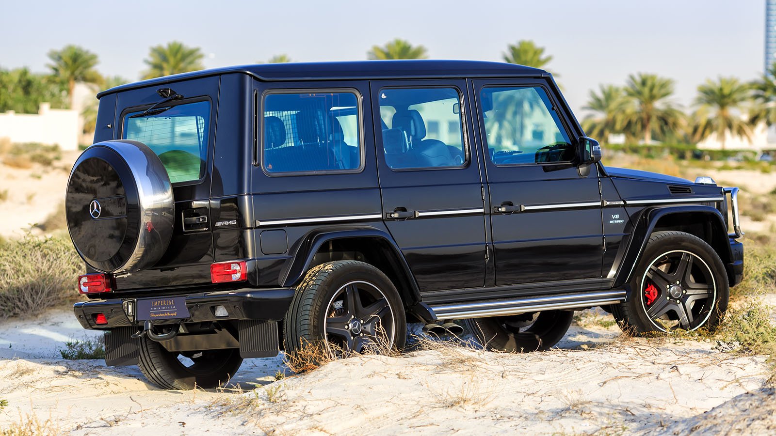 Rent a Mercedes Benz G63 AMG Black Color Car in Dubai