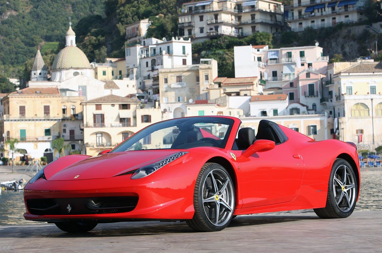 Ferrari Spider 458 Car Rental UAE