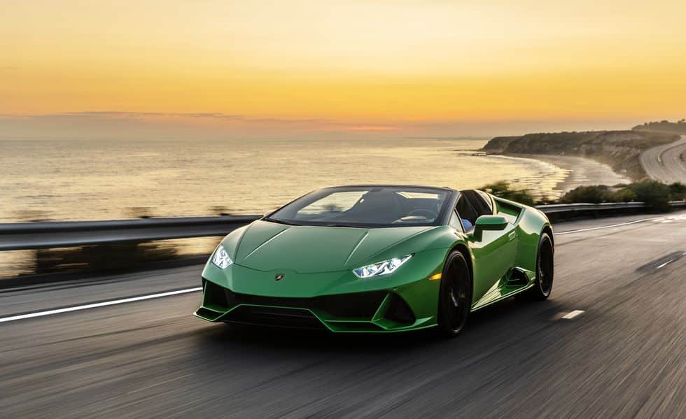 Lamborghini Huracan EVO Spyder Rent in Dubai