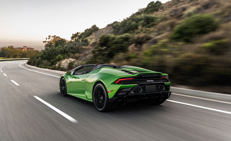 Lamborghini Huracan EVO Spyder Rent in Dubai