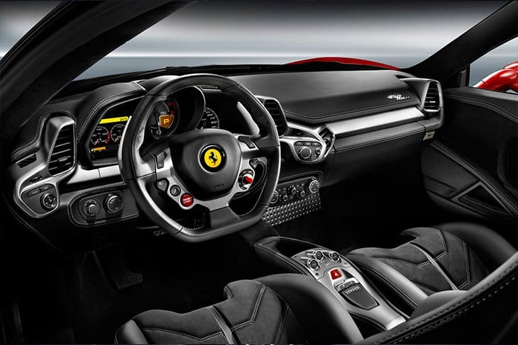 Ferrari Spider 458 Rental Car Dubai
