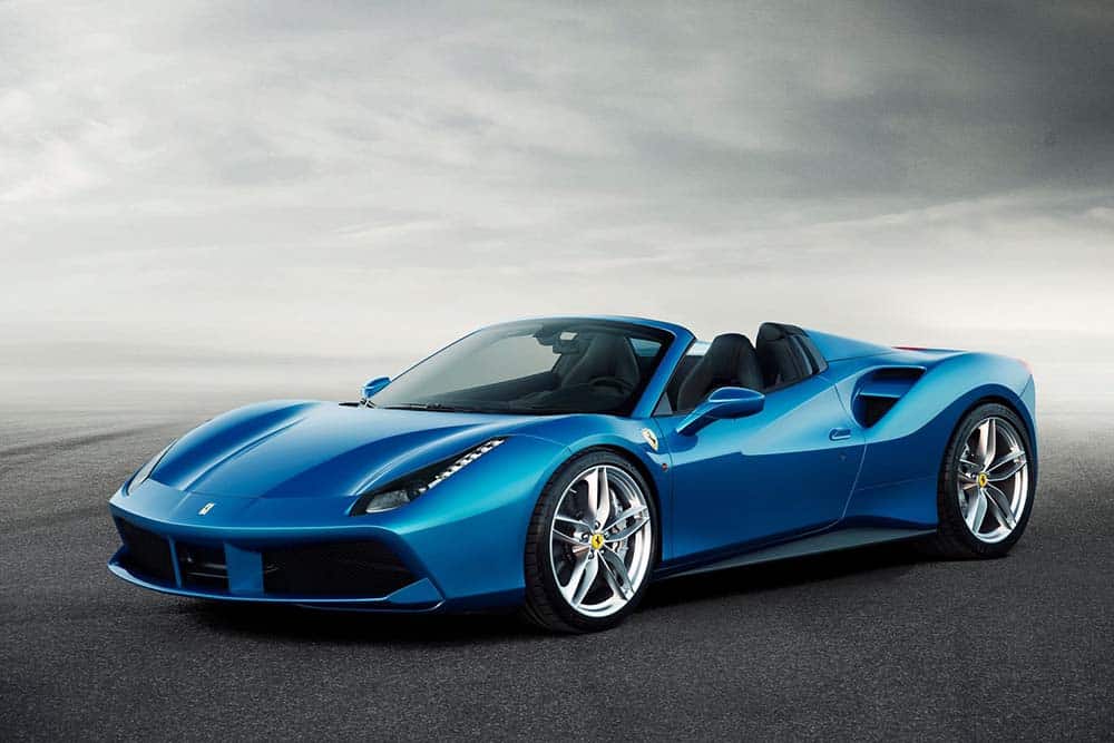 Ferrari 488 Spider car on Rent in Dubai