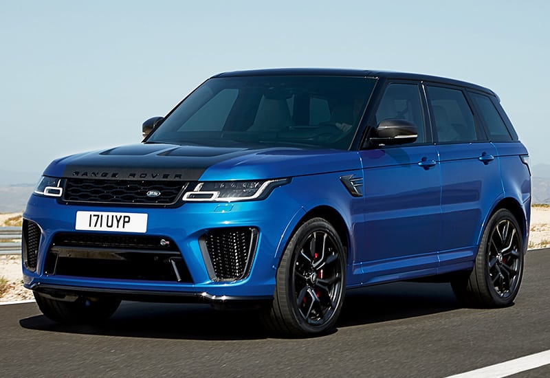 Sports Car Rental Dubai Range Rover Sport SVR 2019