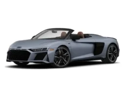 Audi R8 Spyder shown from the front three-quarter angle