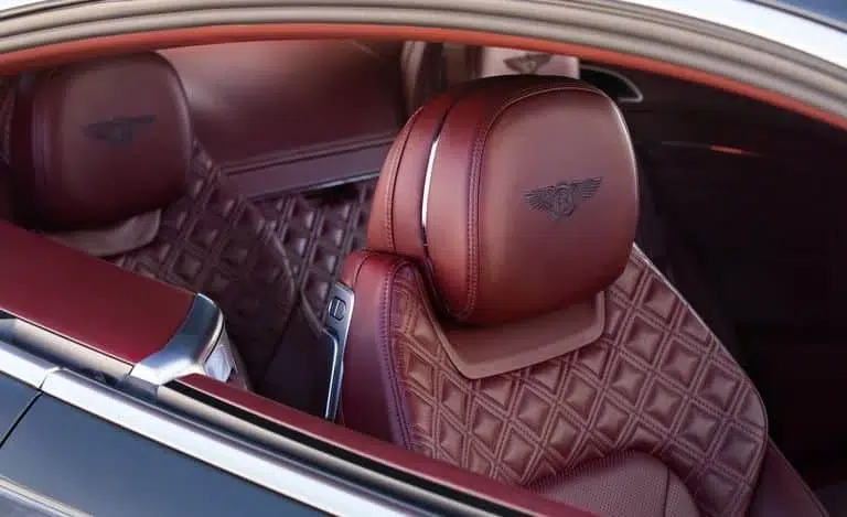 Bentley Continental GT viewed from the rear three-quarter angle
