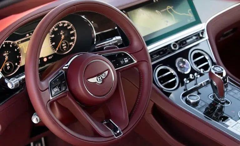Bentley Continental GT viewed from the rear