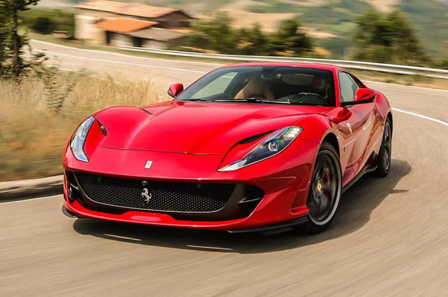 Ferrari 812 Superfast car on Rent in Dubai