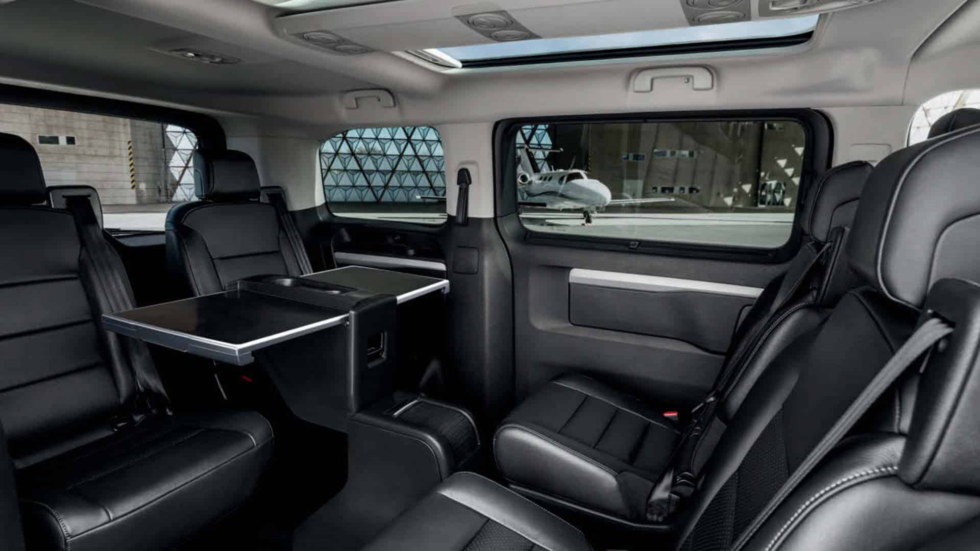 Car Rental Dubai Peugeot Traveller VIP Van