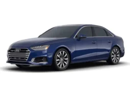 Audi A4 sedan shown from the front three-quarter angle