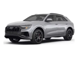 Audi Q8 shown from the front three-quarter angle
