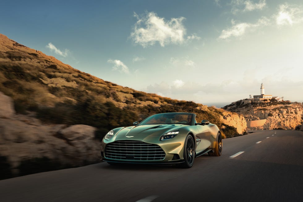 Aston Martin Vanquish Volante Rent Dubai front view | Imperial Premium Rent a Car
