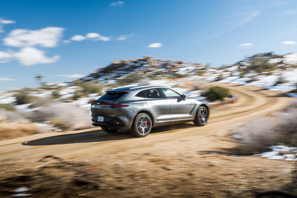 Aston Martin DBX Rent Dubai rear side view | Imperial Premium Rent a Car