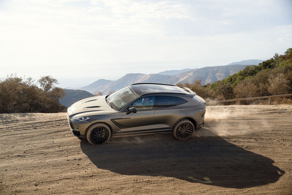 Aston Martin DBX707 Rent Dubai side top view | Imperial Premium Rent a Car