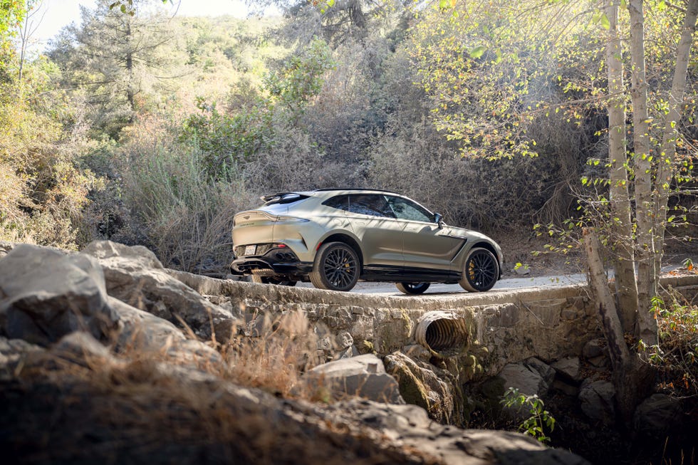 Aston Martin DBX707 Rent Dubai rear side view | Imperial Premium Rent a Car