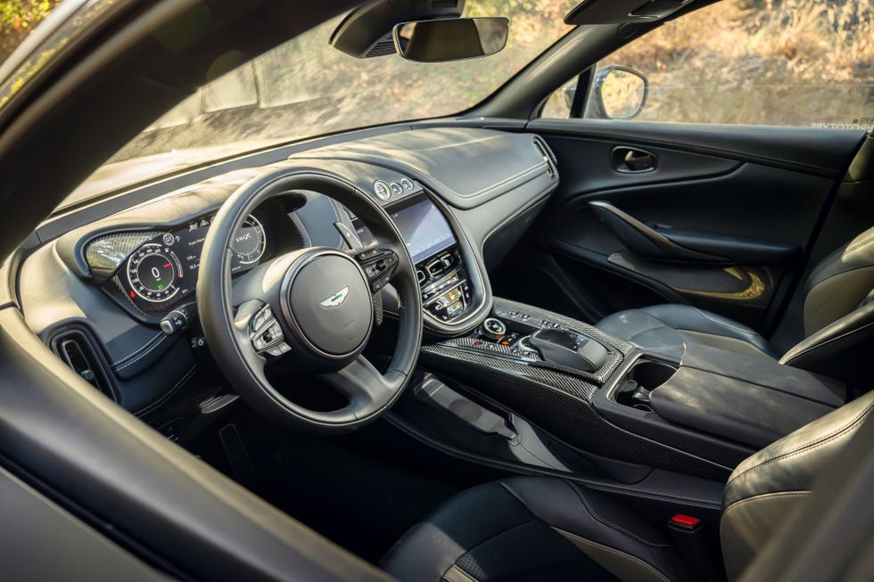 Aston Martin DBX707 Rent Dubai front interior view | Imperial Premium Rent a Car