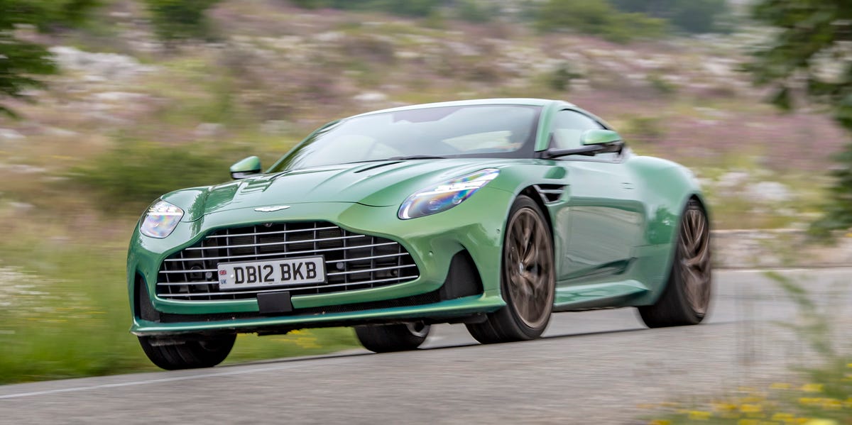 Aston Martin DB12 Rent Dubai front view | Imperial Premium Rent a Car