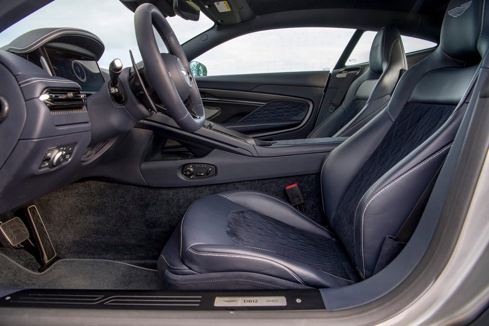 Aston Martin DB12 Rent Dubai interior view | Imperial Premium Rent a Car