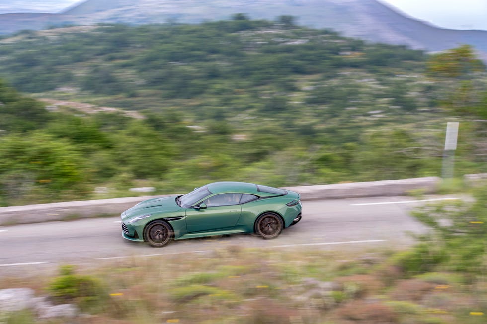 Aston Martin DB12 Rent Dubai side view | Imperial Premium Rent a Car